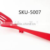 Hot Sale Colorful Food Grade Heat-Resistant Silicone Slotted Turner with stand Cooking Utensils