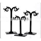 2015 Black Acrylic Earring Tree Shaped Jewelry Display Stand Holder thumbnail-3