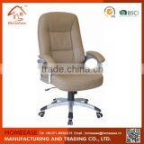 High Back Ergonomic Executive Leather Office Chair With Footrest thumbnail-4