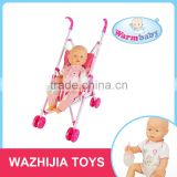 china toy factory high quality dolls 18 inch girl for kids with metal cart