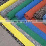 Prefabricated rubber roll/mat