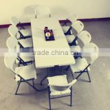 72 in. Rectangle Multi Purpose Center Fold Folding Table