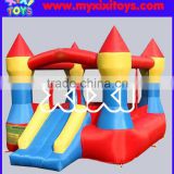 popular small inflatable jumping bed with slide combo for toddlers