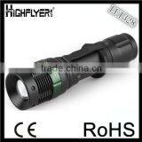 Zoomable Q5 LED Flashlight Powered by 1x18650 Battey