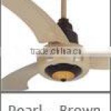 56" Brown Home Use Metal Blade Electric Ceiling Fan