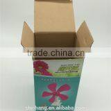 Custom Single Wall Color Printed Matte Finishing Corrugated Cardboard Packaging for Fan