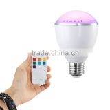 8 Colors 6W 0.1A IR Control Smart LED Bulb