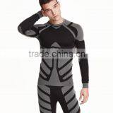 Polypropylene + Nylon + Spandex Cycling Base Layer, Men's Seamless Compression Base Layer for Skiing, Jogging & Training thumbnail-1