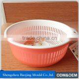 Plastic Collapsible Folding Round Fruit Vegetable Basket