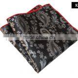 Wholesale High Quality Men Silk Printing Pocket Square , Polyester Printing Pocket Square thumbnail-3