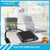 Multifunction Usb Type c Usb to TV VGA Adapter Support 1920x1200P