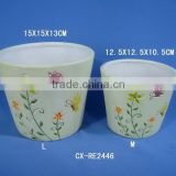 Garden round terracotta plant pot wholesale/clay flower pots/garden pot