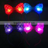 Wholesale Cheap High Quality Circlet Hair Hoop Led Light Party Favor Mickey Ear thumbnail-1