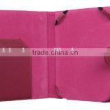 Universal 7" Portfolio PU Leather Case With Elastic Strap