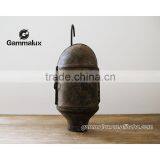 Antique Cage Light Frame, Industrial Salvage thumbnail-3