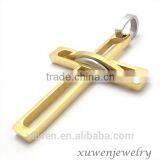 Wholesale IPG Laser Cut Stainless Steel Western Cross Pendant