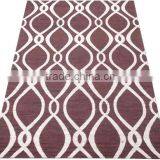 Jaquard Flat Weave Art Silk Rug With Canvas Backing thumbnail-1