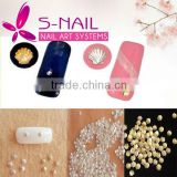 Fancy shell shape 3d metal nail decoration nail art studs