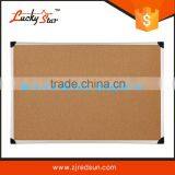 zhejiang Wholesale aluminum framed cork bulletin board with plastic/zinc back/Double Sided 30*40