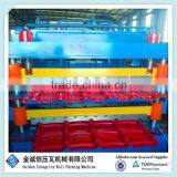 Glazed Metal Roof Tile Nigeria Hot Sale Villa Roll Forming Machine for Roof Tile