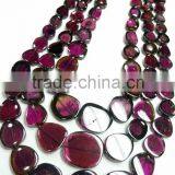 #MZZ Top Quality Watermelon Plain Tumble Bead Tourmaline thumbnail-2
