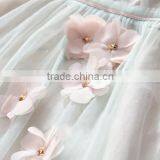 High Quality Cotton Lining Tulle Layered Flower Girl Dress thumbnail-3