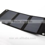 Fashion design High efficiency solar pannels 3pcs panels 14 watts charge for mobile phones
