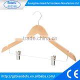 Customed LogoLuxury Shaped Wooden Hanger , Wooden Clothes Hanger thumbnail-1