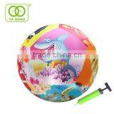 16 Inch Inflatable Fabric Covered Beach Ball for Whole thumbnail-4