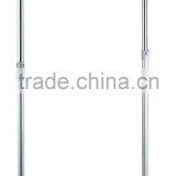 Single Pole With Bottom Shelf Adjustable Cloth Garment Display Rack thumbnail-1