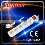 Hot Sale High Quality French 5 Way Switch Extension Socket Power Strip CE 16A 220V CHILD PRODUCTOR