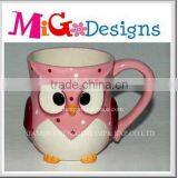 Coffee Mug Hot Selling Ceramic Owl Lovely Mug Gift