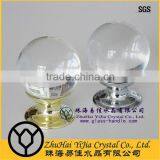 Zinc Alloy Ball Outdoor Water Faucet Glass Knobs