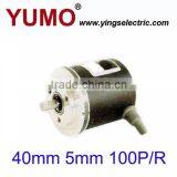 ISN4005 100PPR 40mm 5mm Diameter Optical Mini Shaft Rotary Encoder Pulse Price Incremental Rotary Encoder