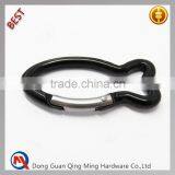 Fish Double Hook Aluminum Carabiner Climbing Hook