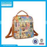 Small Female School Bag Print Backpack