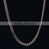 Byzantine Stainless Steel Chain Necklace & 18k Gold Bracelet Tribal Necklace thumbnail-3