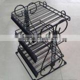 2015 New Kind Retail Table Top Wire Nail Polish Display Rack