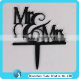 Mr & Mrs Acrylic Wedding Cake Topper thumbnail-6