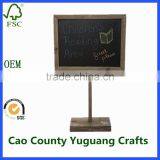 Wood Home Welcome Signs Wooden Chalkboard Sign With Base thumbnail-1