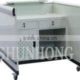 Cashier Checkout Counter With Conveyor Belt for Sale