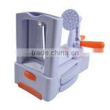 European Standard Custom Brand/logo Welcome New Tri-blade Spiral Vegetable Slicer With 3 Sets of Blades thumbnail-5