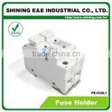 FS-032L1 LED Indicator 110V 32A 2 Pole 10x38 Cylindrical Fuse Holder thumbnail-1