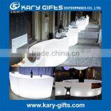 Modern Outdoor Plastic Led Bar Furniture Table Led Height Bar Table thumbnail-2