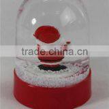 2016 Walmart Large Christmas Santa Plastic Snow Globe thumbnail-4
