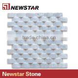 Newstar Natural White Carrara 3D Cambered Wall Decoration Mosaic thumbnail-2