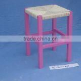 Eco-friend Natural Unfinished Home Decorative Small Wooden Children Chair thumbnail-6