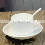 Haonai High Quality Hot Sale Bone China Bulk Tea Cup and Saucer thumbnail-3