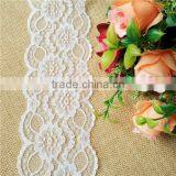 African Wholesale 100%Polyester White Lace Fabric thumbnail-1