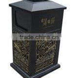 Arlau Aluminum Alloy Shopping Mall Trash Can thumbnail-6
